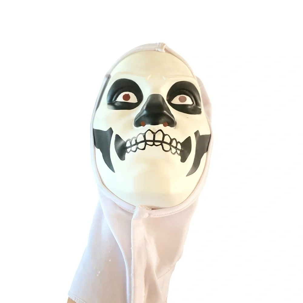 Spirit Halloween Grim Reaper youth Costume Black spooky haunted ghoul scary Mask - Picture 6 of 11